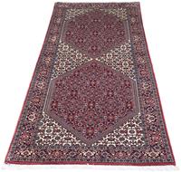 Morgenland Hochflor-Läufer Bidjar Medaillon 214 x 83 cm, rechteckig, 1 mm Höhe, Unikat mit Zertifikat