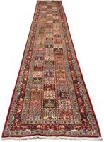 Morgenland Hochflor-Läufer Moud Stark Gemustert Beige 294 x 80 cm, rechteckig, 1 mm Höhe, Unikat mit Zertifikat