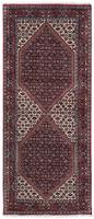 Morgenland Hochflor-Läufer Bidjar - Zanjan Medaillon 218 x 76 cm, rechteckig, 1,5 mm Höhe, Unikat mit Zertifikat