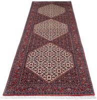Morgenland Hochflor-Läufer Bidjar Medaillon 206 x 75 cm, rechteckig, 1,5 mm Höhe, Unikat mit Zertifikat
