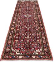Morgenland Hochflor-Läufer Hamadan Medaillon 284 x 83 cm, rechteckig, 1 mm Höhe, Handgeknüpft