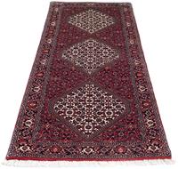 Morgenland Hochflor-Läufer Bidjar Medaillon 218 x 77 cm, rechteckig, 1 mm Höhe, Unikat mit Zertifikat
