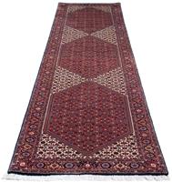 Morgenland Hochflor-Läufer Bidjar Medaillon 248 x 73 cm, rechteckig, 1,5 mm Höhe, Unikat mit Zertifikat