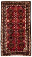Morgenland Hochflor-Läufer Belutsch Durchgemustert Rosso 181 x 107 cm, rechteckig, 0,8 mm Höhe, Handgeknüpft