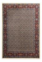Morgenland Hochflor-Läufer Moud Medaillon Beige 295 x 82 cm, rechteckig, 1 mm Höhe, Unikat mit Zertifikat