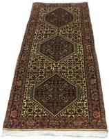 Morgenland Hochflor-Läufer Bidjar Geometrisch Ruggine 167 x 63 cm, rechteckig, 1,5 mm Höhe, Unikat mit Zertifikat