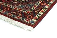 Morgenland Hochflor-Läufer Bidjar Stark Gemustert Rosso 187 x 71 cm, rechteckig, 1 mm Höhe, Unikat mit Zertifikat