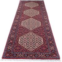 Morgenland Hochflor-Läufer Bidjar Stark Gemustert 291 x 80 cm, rechteckig, 1,5 mm Höhe, Unikat mit Zertifikat