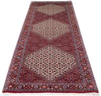 Morgenland Hochflor-Läufer Bidjar Medaillon 290 x 83 cm, rechteckig, 1,5 mm Höhe, Unikat mit Zertifikat
