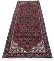 Morgenland Hochflor-Läufer Bidjar Medaillon 298 x 82 cm, rechteckig, 1,5 mm Höhe, Unikat mit Zertifikat