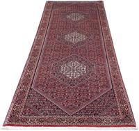 Morgenland Hochflor-Läufer Bidjar Medaillon 295 x 85 cm, rechteckig, 1,5 mm Höhe, Unikat mit Zertifikat