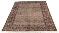 Morgenland Hochflor-Läufer Moud Figurativ Rosso scuro 607 x 80 cm, rechteckig, 1 mm Höhe, Unikat mit Zertifikat