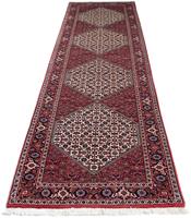Morgenland Hochflor-Läufer Bidjar Stark Gemustert 297 x 86 cm, rechteckig, 1,5 mm Höhe, Unikat mit Zertifikat