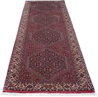 Morgenland Hochflor-Läufer Bidjar Stark Gemustert 303 x 84 cm, rechteckig, 1,5 mm Höhe, Unikat mit Zertifikat