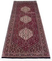 Morgenland Hochflor-Läufer Bidjar Medaillon 313 x 84 cm, rechteckig, 1,5 mm Höhe, Unikat mit Zertifikat