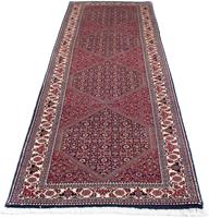 Morgenland Hochflor-Läufer Bidjar Medaillon 317 x 86 cm, rechteckig, 1,5 mm Höhe, Unikat mit Zertifikat
