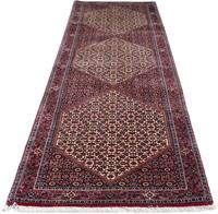 Morgenland Hochflor-Läufer Bidjar Medaillon 314 x 88 cm, rechteckig, 1,5 mm Höhe, Unikat mit Zertifikat