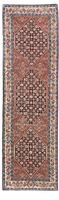 Morgenland Hochflor-Läufer Bidjar Geometrisch Rosso 187 x 56 cm, rechteckig, 1,5 mm Höhe, Unikat mit Zertifikat