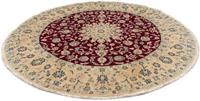 Morgenland Hochflor-Läufer Moud Stark Gemustert Rosso scuro 382 x 79 cm, rechteckig, 1 mm Höhe, Unikat mit Zertifikat