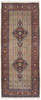 Morgenland Hochflor-Läufer Moud Medaillon Beige 193 x 76 cm, rechteckig, 1 mm Höhe, Handgeknüpft