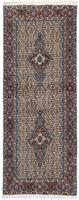 Morgenland Hochflor-Läufer Moud Medaillon Beige 195 x 78 cm, rechteckig, 1 mm Höhe, Handgeknüpft