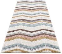 Carpet City Hoogpolige loper Focus bijzonder zacht, zigzag/chevron-look, 3d-effect