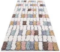 Carpet City Hoogpolige loper Focus bijzonder zacht, modern, multicolour, 3d-effect