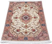 Morgenland Hochflor-Läufer Yalameh Medaillon Rosso scuro 194 x 80 cm, rechteckig, 1 mm Höhe, Handgeknüpft