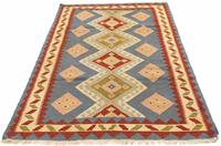 Morgenland Hochflor-Läufer Nain Durchgemustert Bianco naturale 200 x 70 cm, rechteckig, 1 mm Höhe, Handgeknüpft
