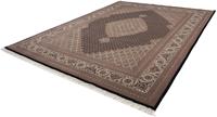 Morgenland Hochflor-Läufer Moud Stark Gemustert Beige 246 x 80 cm, rechteckig, 1 mm Höhe, Handgeknüpft