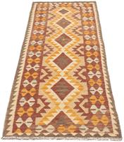 morgenland Loper Kelim medaillon beige 194 x 63 cm Oriëntaalse look