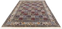 Morgenland Hochflor-Läufer Moud Felder Rosso 383 x 83 cm, rechteckig, 1 mm Höhe, Unikat mit Zertifikat
