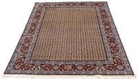 Morgenland Hochflor-Läufer Moud Medaillon Beige 396 x 81 cm, rechteckig, 1 mm Höhe, Unikat mit Zertifikat