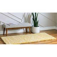Myflair Möbel & Accessoires Hochflor-Läufer Temara Shag, rechteckig, 51 mm Höhe, Teppich-Läufer, gewebt, Scandi Design, ideal im Flur & Schlafzimmer