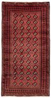 Morgenland Hochflor-Läufer Shiraz Durchgemustert Rosso 210 x 107 cm, rechteckig, 1 mm Höhe, Handgeknüpft