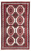 Morgenland Hochflor-Läufer Belutsch Durchgemustert Rosso 180 x 103 cm, rechteckig, 0,8 mm Höhe, Handgeknüpft