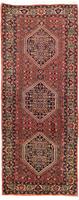 Morgenland Hochflor-Läufer Bidjar Geometrisch Rosso 187 x 75 cm, rechteckig, 1,5 mm Höhe, Unikat mit Zertifikat