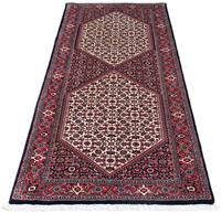 Morgenland Hochflor-Läufer Bidjar Medaillon 190 x 73 cm, rechteckig, 1,5 mm Höhe, Unikat mit Zertifikat