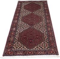Morgenland Hochflor-Läufer Bidjar Medaillon 191 x 73 cm, rechteckig, 1,5 mm Höhe, Unikat mit Zertifikat