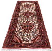 Morgenland Hochflor-Läufer Hamadan Medaillon 278 x 80 cm, rechteckig, 1 mm Höhe, Handgeknüpft