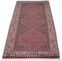 Morgenland Hochflor-Läufer Bidjar Medaillon 200 x 73 cm, rechteckig, 1,5 mm Höhe, Unikat mit Zertifikat