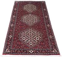 Morgenland Hochflor-Läufer Bidjar Medaillon 205 x 72 cm, rechteckig, 1 mm Höhe, Unikat mit Zertifikat