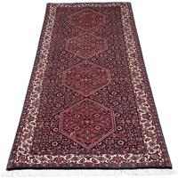 Morgenland Hochflor-Läufer Bidjar Medaillon 198 x 75 cm, rechteckig, 1 mm Höhe, Unikat mit Zertifikat