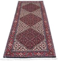 Morgenland Hochflor-Läufer Bidjar Medaillon 200 x 75 cm, rechteckig, 1,5 mm Höhe, Unikat mit Zertifikat