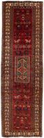 Morgenland Hochflor-Läufer Ghashghai Medaillon Rosso scuro 337 x 103 cm, rechteckig, 1 mm Höhe, Unikat mit Zertifikat