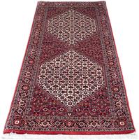 Morgenland Hochflor-Läufer Bidjar Medaillon 202 x 75 cm, rechteckig, 1,5 mm Höhe, Unikat mit Zertifikat