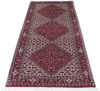Morgenland Hochflor-Läufer Bidjar Medaillon 200 x 76 cm, rechteckig, 1 mm Höhe, Unikat mit Zertifikat