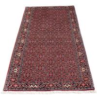 Morgenland Hochflor-Läufer Bidjar Stark Gemustert 196 x 74 cm, rechteckig, 1,5 mm Höhe, Unikat mit Zertifikat