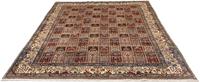 Morgenland Hochflor-Läufer Täbriz Medaillon Rosso scuro 265 x 106 cm, rechteckig, 1 mm Höhe, Handgeknüpft