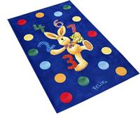 Felix der Hase Vloerkleed voor de kinderkamer FE-413 Stof print, zachte microvezel, kinderkamer